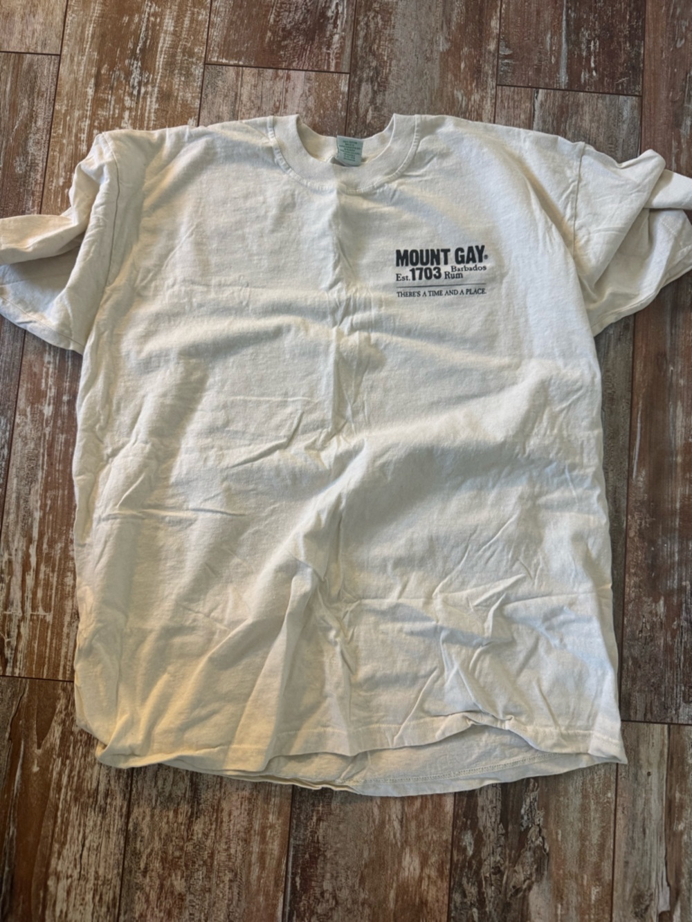 Vintage Mount Gay Rum T-SHIRT Made in Barbados